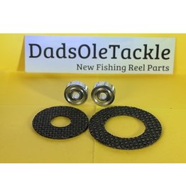 K120 - Super Tune Upgrade Kit for Max Reels Abu Garcia Ambassadeur  Black Max, Silver Max, Pro Max, Blue Max, Low Profile Reel Bearings & Carbon Drags