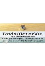 Abu Garcia 1281209 -  Handle Nut - Abu Garcia Ambassadeur Silver Aluminum