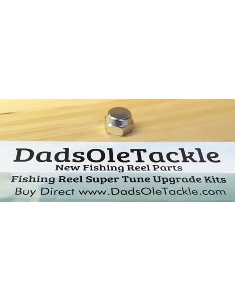 Abu Garcia 1281209 -  Handle Nut - Abu Garcia Ambassadeur Silver Aluminum