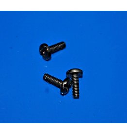 Abu Garcia 13582 - Abu Garcia Ambassadeur Black Side Plate Screw - Quantity 3 Screws