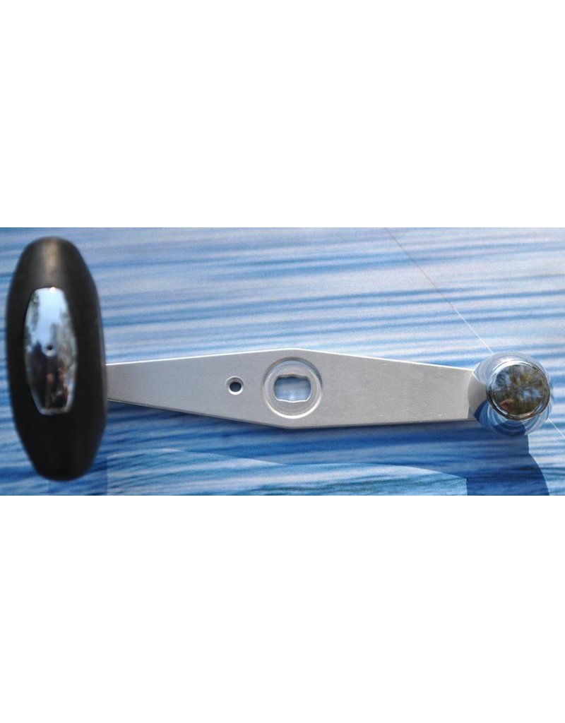 Abu Garcia 21125 / 22027 -  Silver Aluminum Power Handle