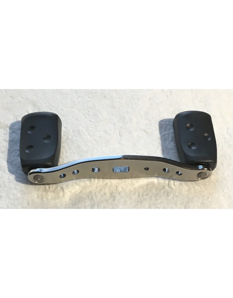 Abu Garcia Upgraded Abu Garcia Ambassadeur Pro Max II Handle Ported With Gold Trim On Ports With Gray Grips with bearings added