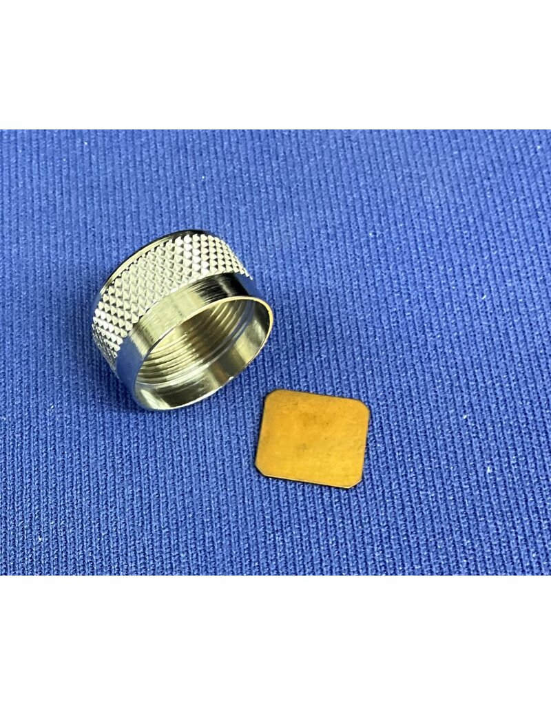 Abu Garcia 9597 + 5145 - Abu Garcia Ambassadeur 7000 7000C Left Side Chrome Spool Cap and Shim