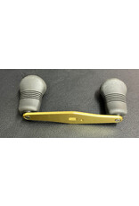 Shimano BNT3356 - Pre Owned -Shimano Calcutta CT400 CT-400B Gold Anodized Aluminum Right or Left Hand Grip Reel Handle