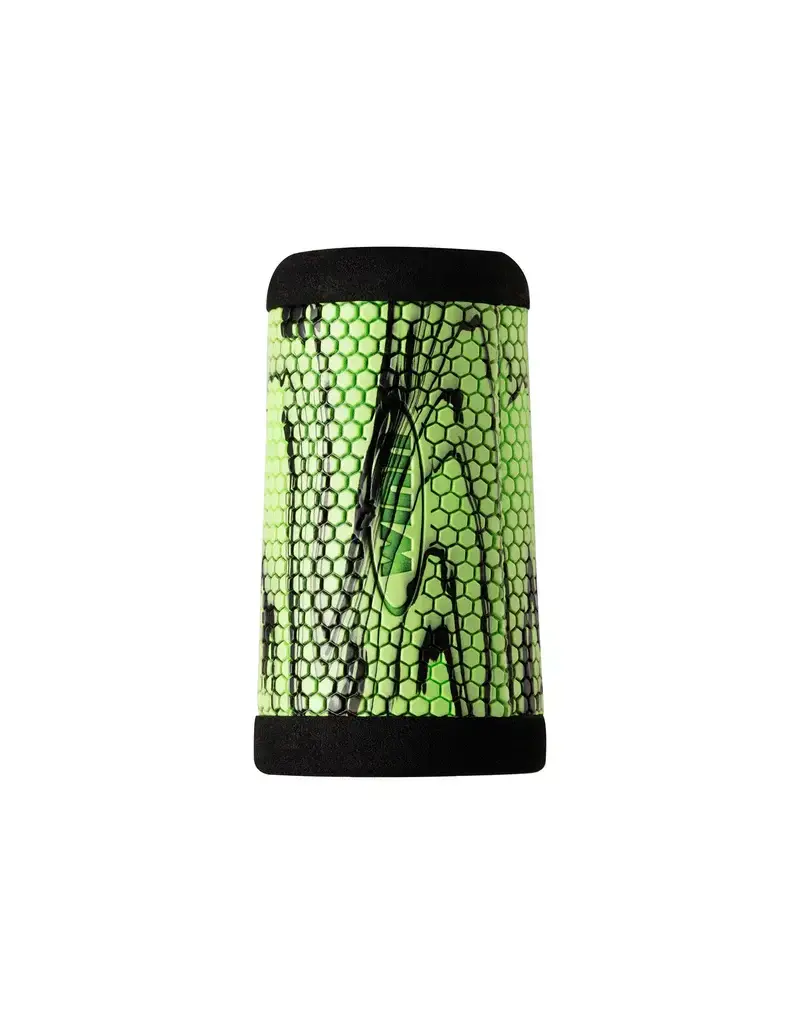 Winn Winn Spinning or Casting  Tapered Fore Grip 1.75" Chartreuse/Black