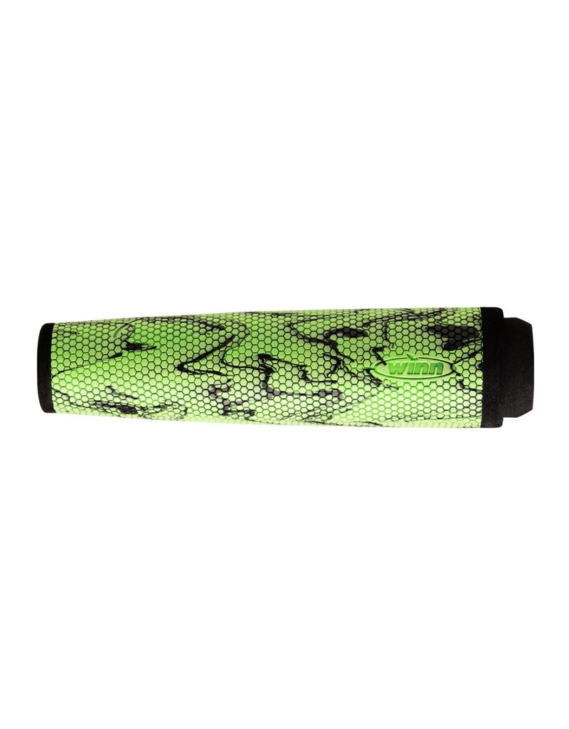 Winn Winn  Casting Swell Split  Grip 4" - Chartreuse/Black