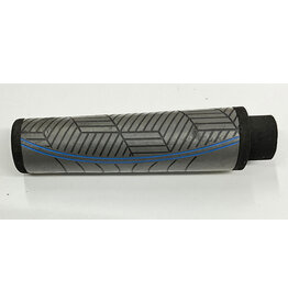 Winn Winn Straight Taper Dark Gray Rear Grip 4.5"