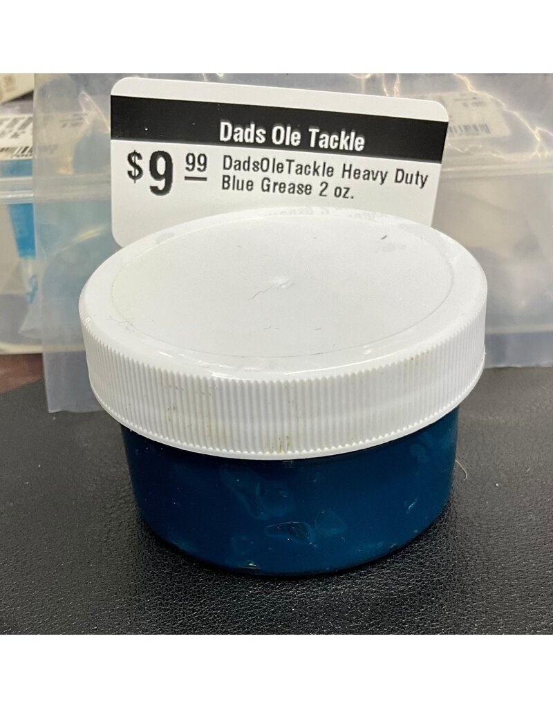12387411- 2 ounce tub Blue Fishing Reel Grease for Penn Abu Shimano Etc. reels