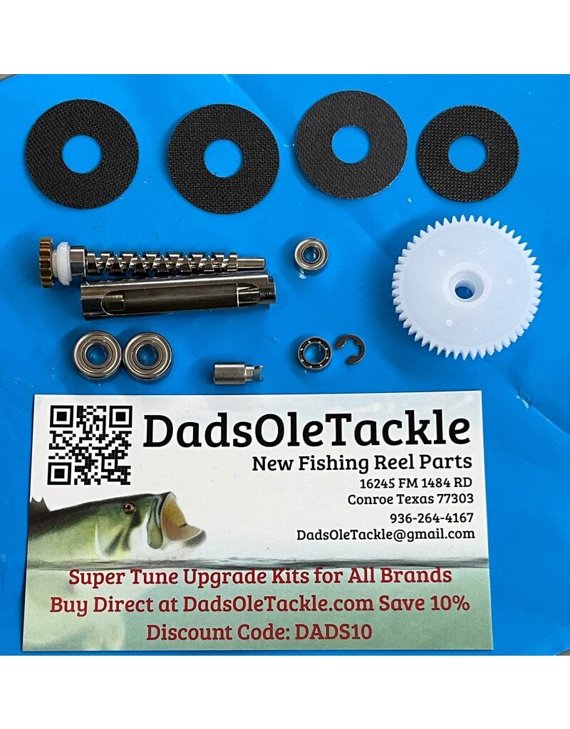 K66 - Super Tune Upgrade Kit for Abu Garcia Ambassadeur 5000 5001 5500 5501 and 5600 5601 C3 C4 and C5 Bearings & Carbon Drag Washers