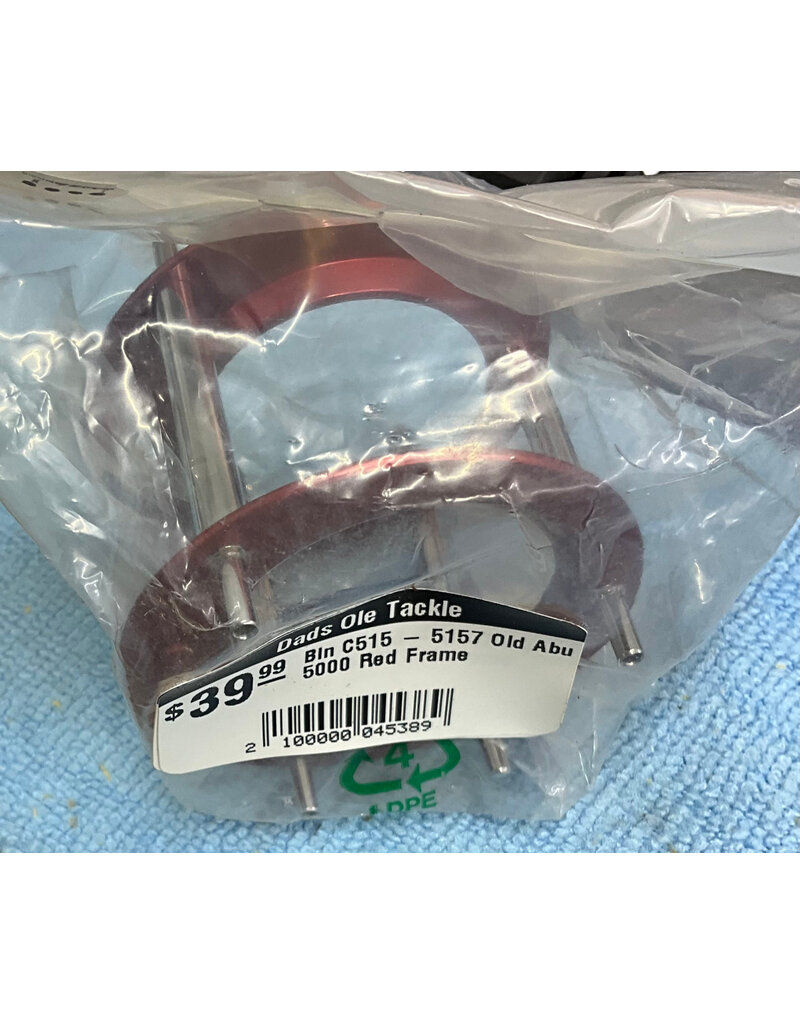 Abu Garcia 5157 - NEW Vintage Abu 5000 Red Frame New Old Stock