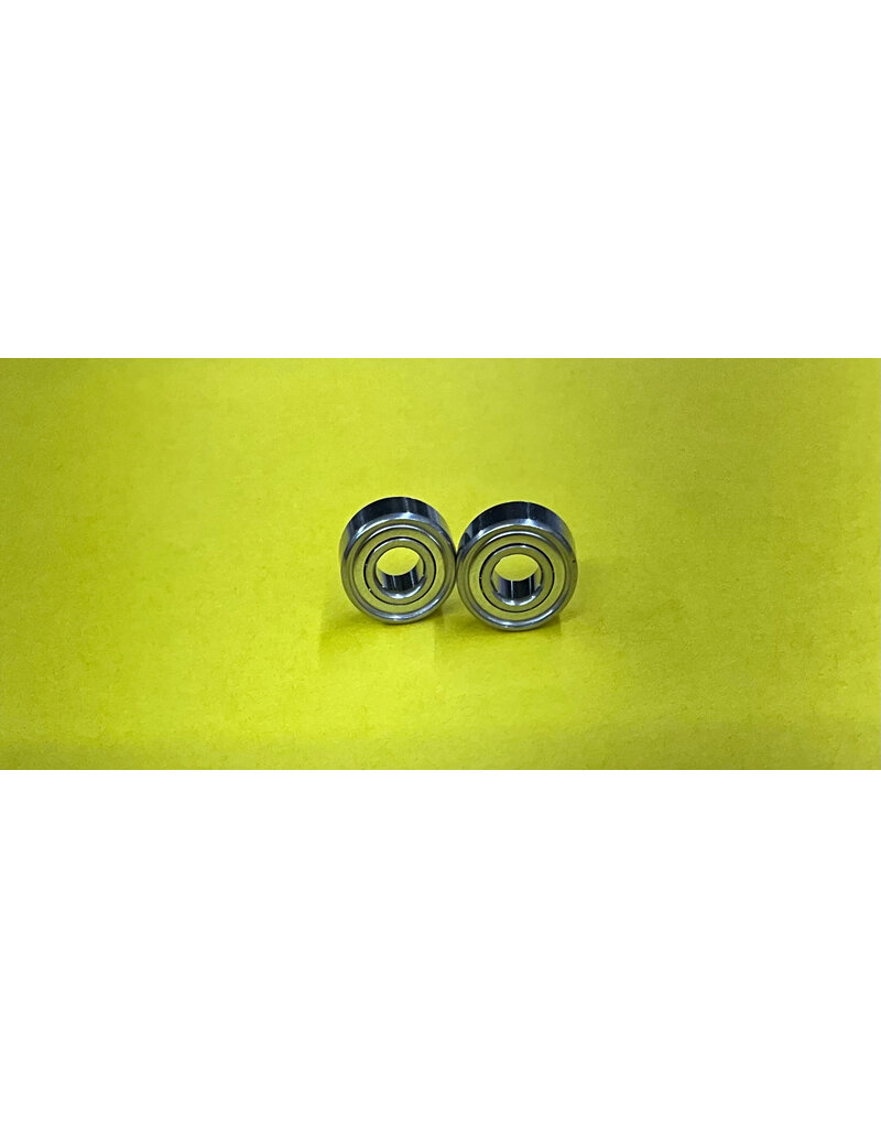 4x10x4mm - PAIR OF Shielded Stainless Steel Bearing Dry