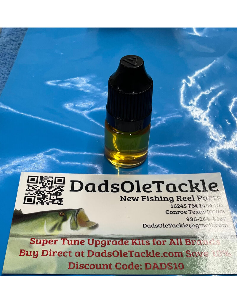 TSI-321 Specially Formulated Synthetic Lubricant Fishing Reel Bearing Oil -.02oz  in a Needle Dropper Bottle