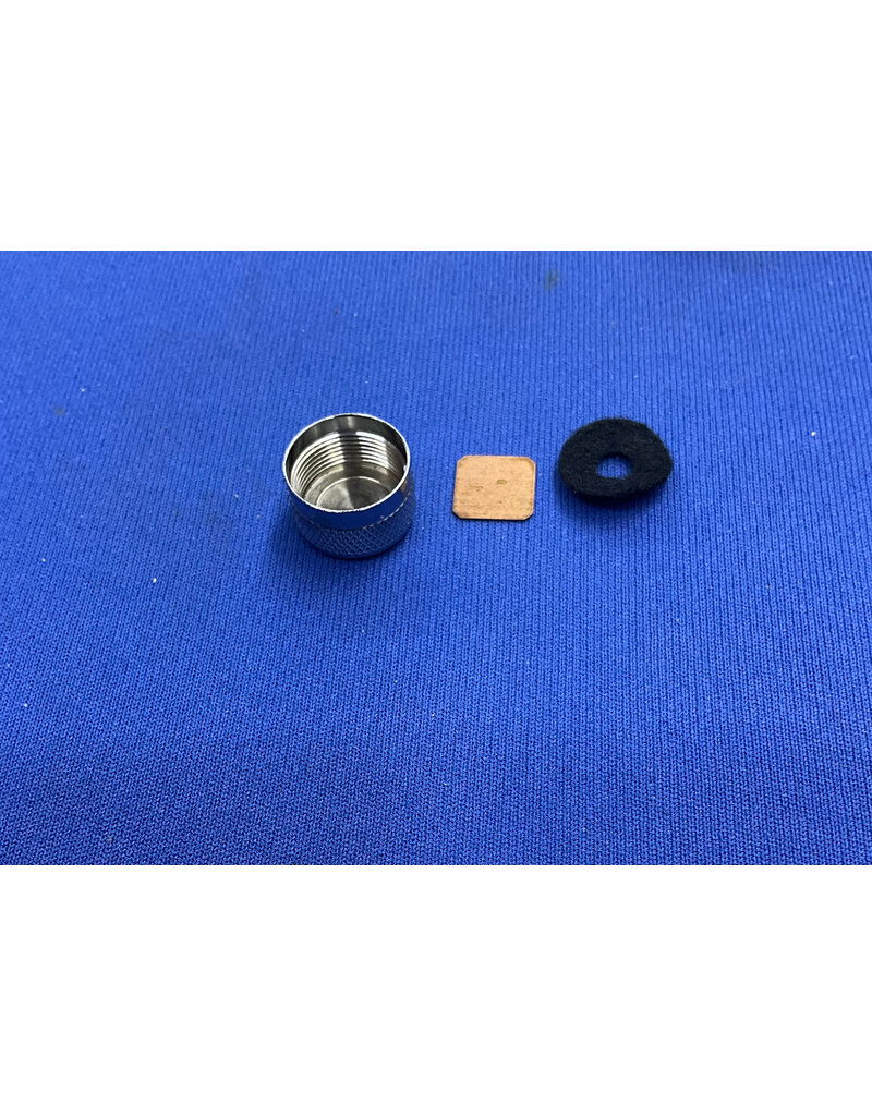 Abu Garcia 1116094 - Abu Garcia Ambassadeur Left Side Spool Cap Set With Shim and Felt Oil Retainer