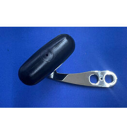 Penn 24-57 - Penn Second Generation Penn 114 115 Fishing Reel Part Chrome Power Handle With Black Grip - Bin 329