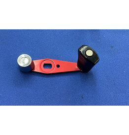 Abu Garcia 5210 - Recessed Abu Garcia Ambassadeur 5000, 5500 Small Red Counter Balance Handle with Black Grip