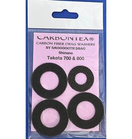 Smoooooth Drag Shimano Tekota 700 & 800 Smoothdrag Carbon Drag Set