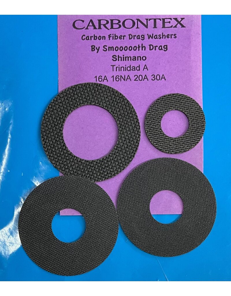 Smoooooth Drag Smoothdrag Carbon Drag Set for Shimano Trinidad Trinidad 16A, 16NA, 20A, 30