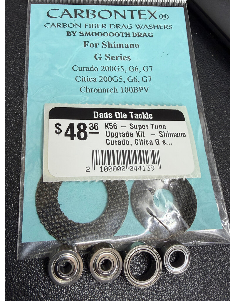 Shimano Curado & Citica G5, G6, G7 Models Super Tune Upgrade Kit With Bearings & Carbon Drag