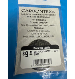 Smoooooth Drag CD44 - Shimano Curado 300EJ, 300E, 300DSV  Smoothdrag Carbon Drag Set upgrade