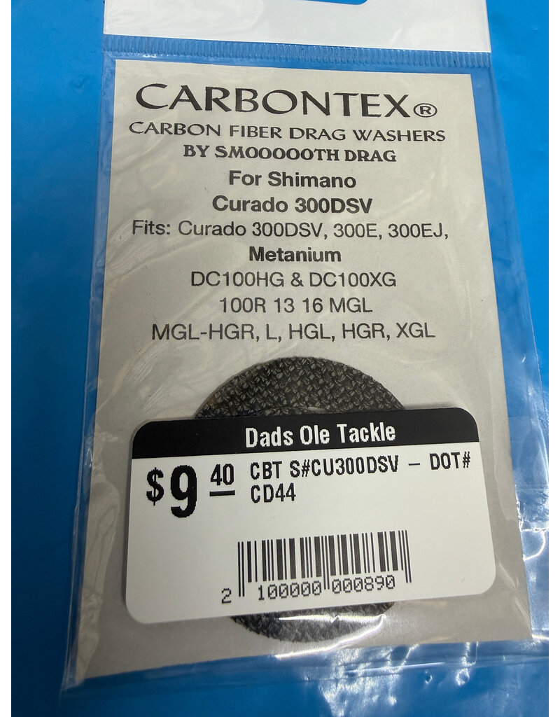 Smoooooth Drag CD44 - Shimano Curado 300EJ, 300E, 300DSV  Smoothdrag Carbon Drag Set upgrade