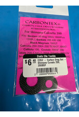 Smoooooth Drag Carbon Drag Washer Set to fit Many Shimano Bantam Calcutta Curado Castaic Calais Citica Chronarch reels see details CD52