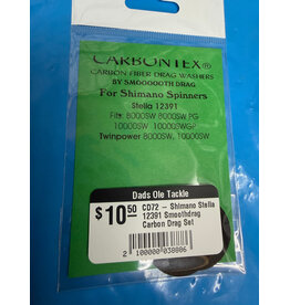Smoooooth Drag CD72 - Smoothdrag Carbon Drag Washer Stella #12391 Fits:  Stella Twinpower 8000SW PG, 10000SW 10000SW 10000SWGP