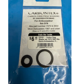 Smoooooth Drag CD103 - Carbon Drag Washer set 7079 3902 Abu Garcia Ambassadeur 4000, 5000, 6000