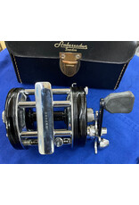 Abu Garcia Abu Garcia Ambassadeur Vintage Black 6000C pre owned in Leather Case Ft.# 097000