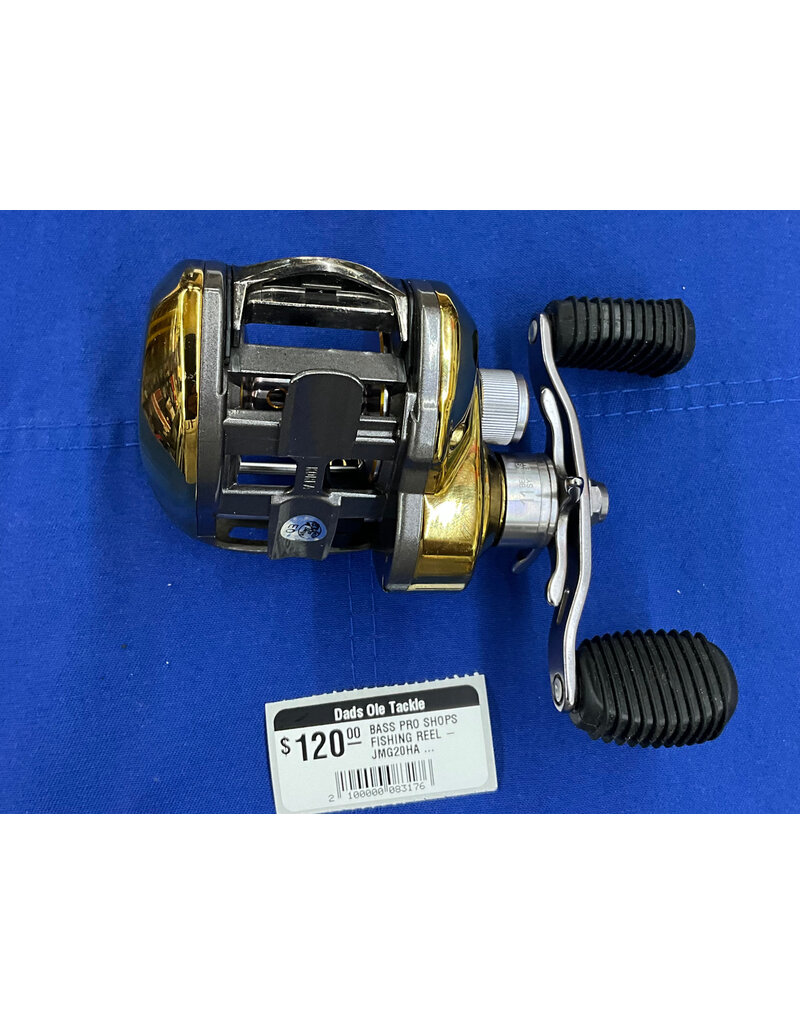 BASS PRO SHOPS FISHING REEL - JMG20HA JOHNNY MORRIS GOLD SERIES - 11 BALL B. - 6:4:1 GR