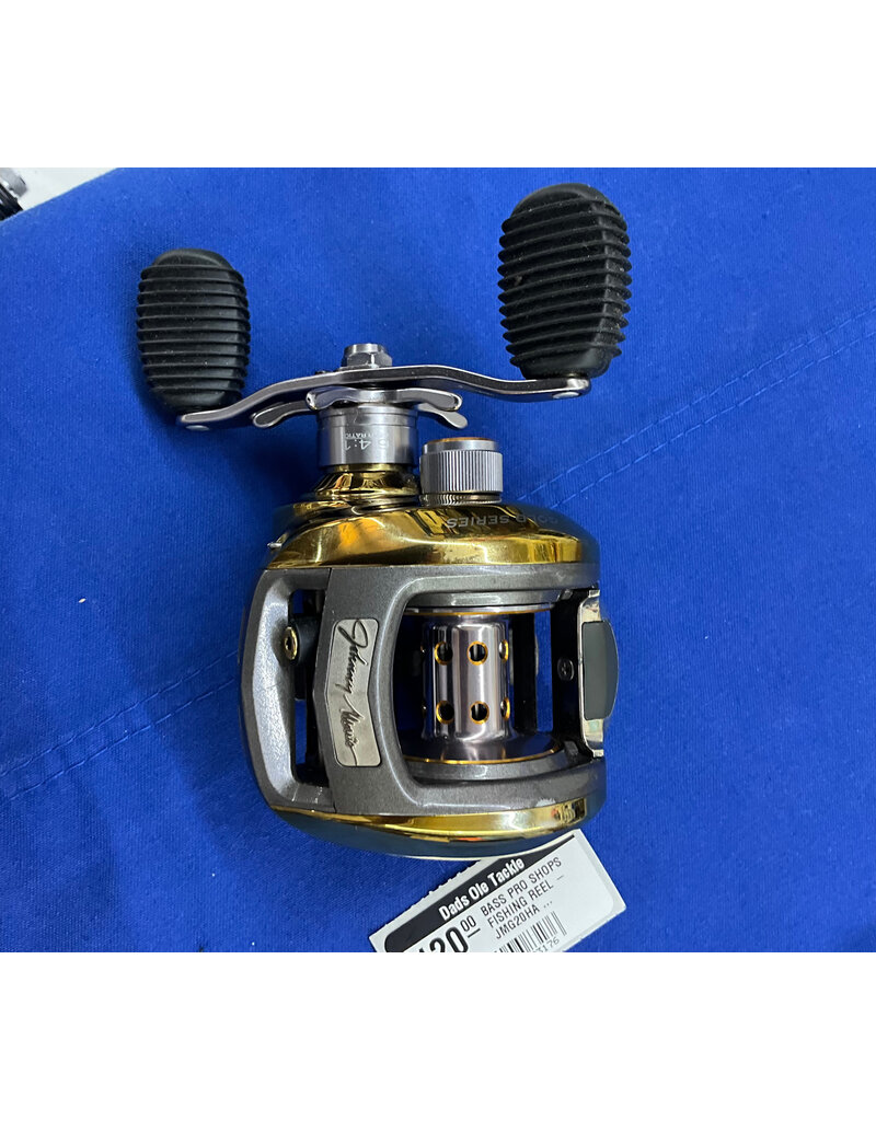 BASS PRO SHOPS FISHING REEL - JMG20HA JOHNNY MORRIS GOLD SERIES - 11 BALL B. - 6:4:1 GR