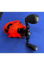 Lew's Xfinity XF1SHA Blaze Orange Low Profile Baitcast Fishing Reel Excellent!