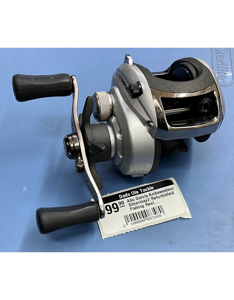 Abu Garcia Abu Garcia Ambassadeur  Silvermax2 Refurbished Fishing Reel Ready to Fish 6.4:1 gear ratio