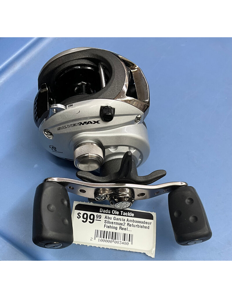 Abu Garcia Abu Garcia Ambassadeur  Silvermax2 Refurbished Fishing Reel Ready to Fish 6.4:1 gear ratio
