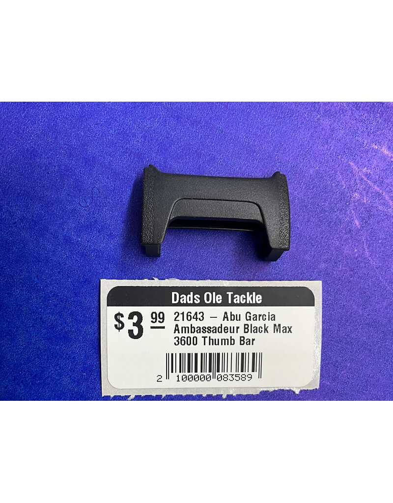 Abu Garcia 21643 - Abu Garcia Ambassadeur Black Max 3600 Thumb Bar