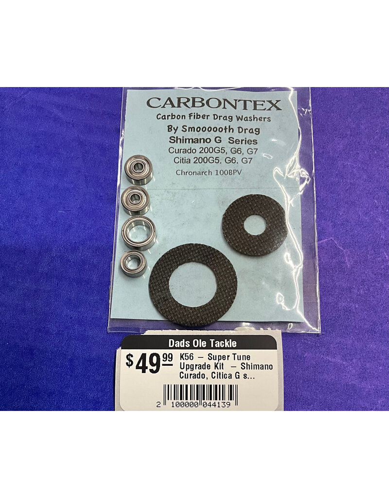Shimano Curado & Citica G5, G6, G7 Models Super Tune Upgrade Kit With Bearings & Carbon Drag