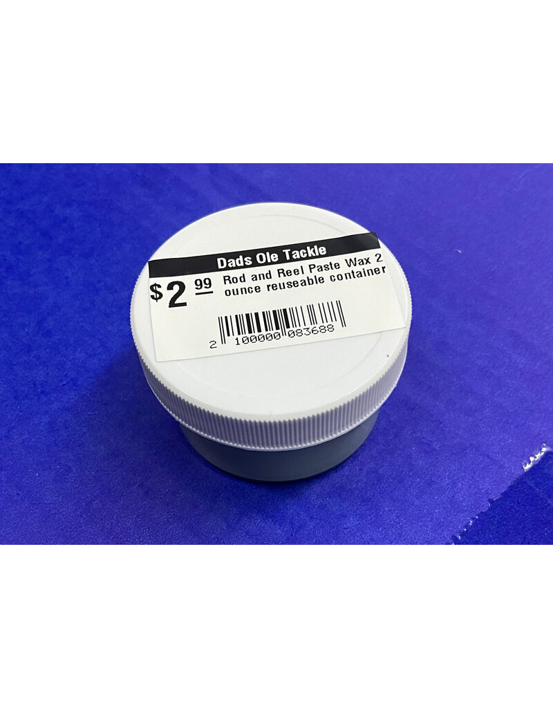 Turtle Wax Rod and Reel Paste Wax 2 ounce reuseable container