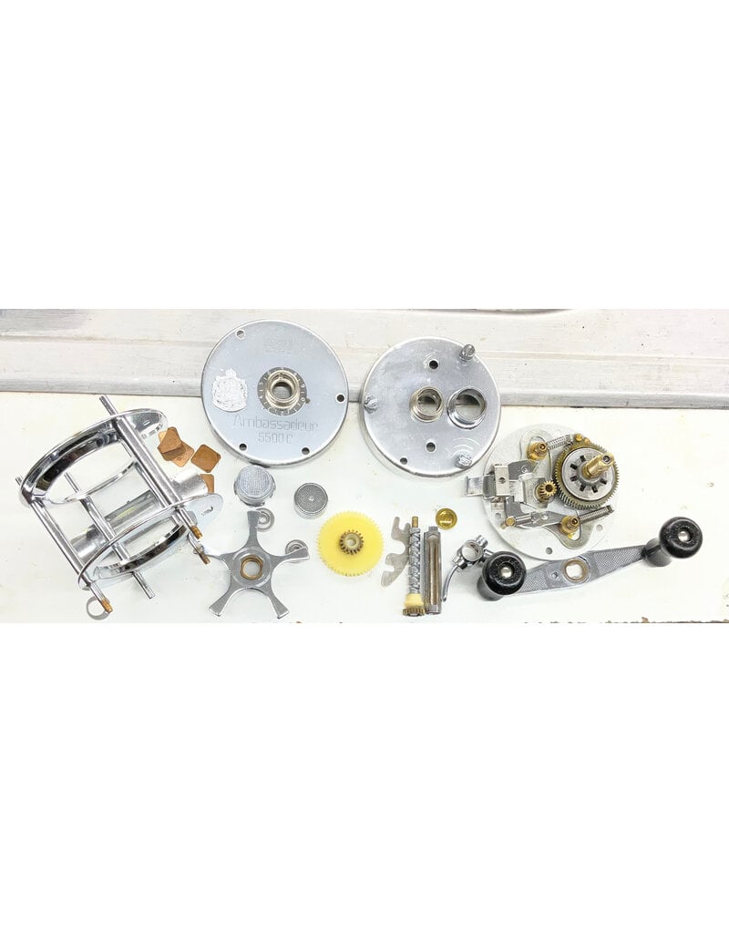 Abu Garcia Vintage Abu Garcia Ambassadeur 5500C  Silver - FT# 771003 REFURBISHED