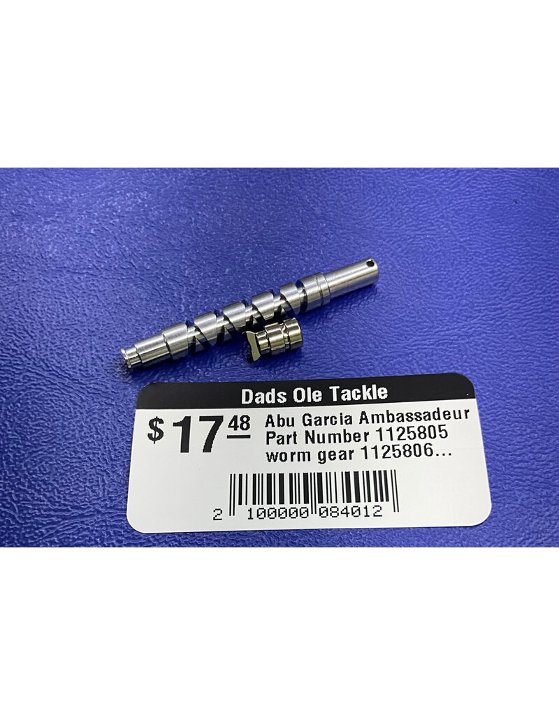 Abu Garcia Abu Garcia Ambassadeur Part Number 1125805 worm gear 1125806 pawl
