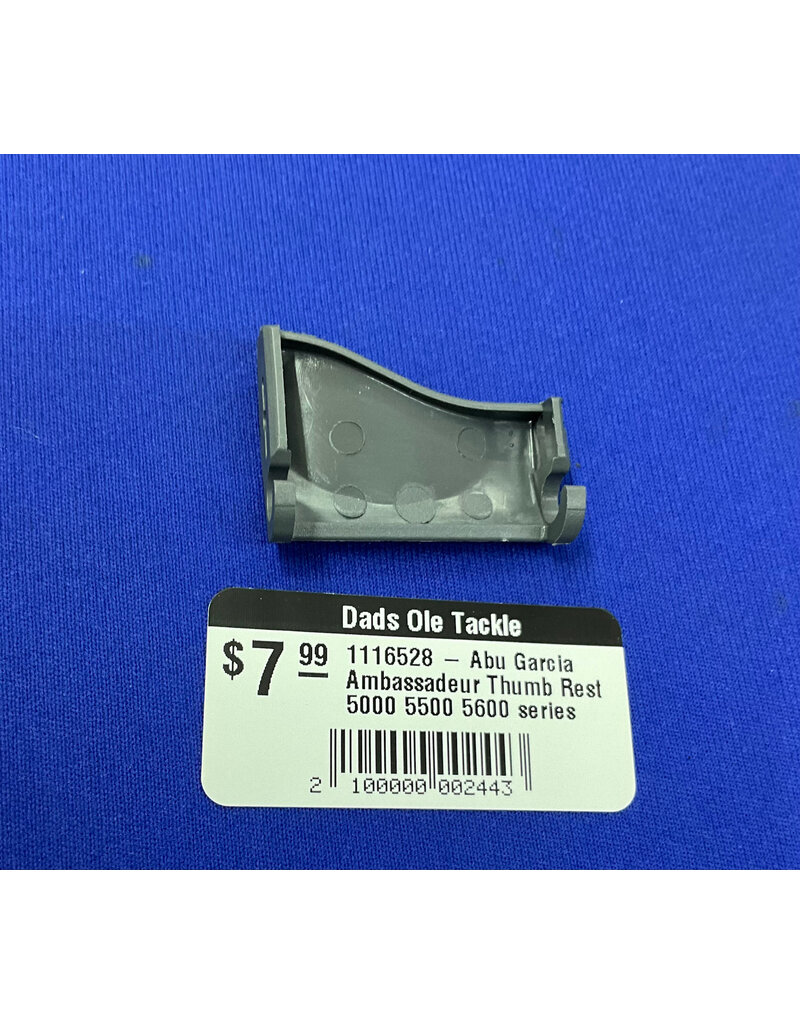 Abu Garcia Abu Garcia Ambassadeur 5000 Series Dark Gray Thumb Rest