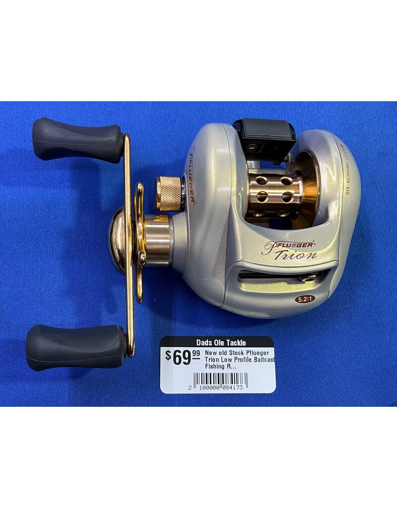 New old Stock Pflueger Trion Low Profile Baitcast Fishing Reel 5.2:1