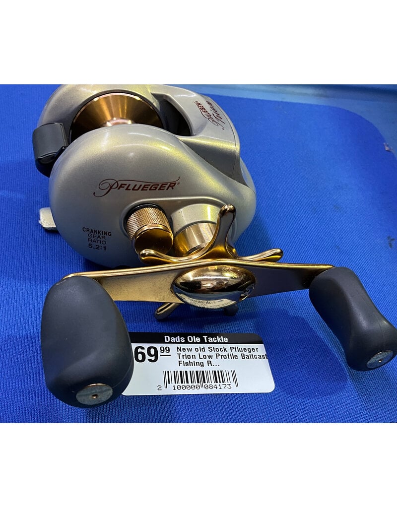 New old Stock Pflueger Trion Low Profile Baitcast Fishing Reel 5.2:1