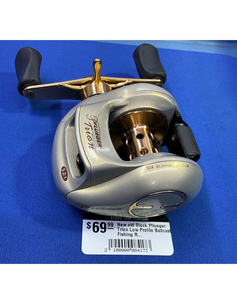 New old Stock Pflueger Trion Low Profile Baitcast Fishing Reel 5.2:1