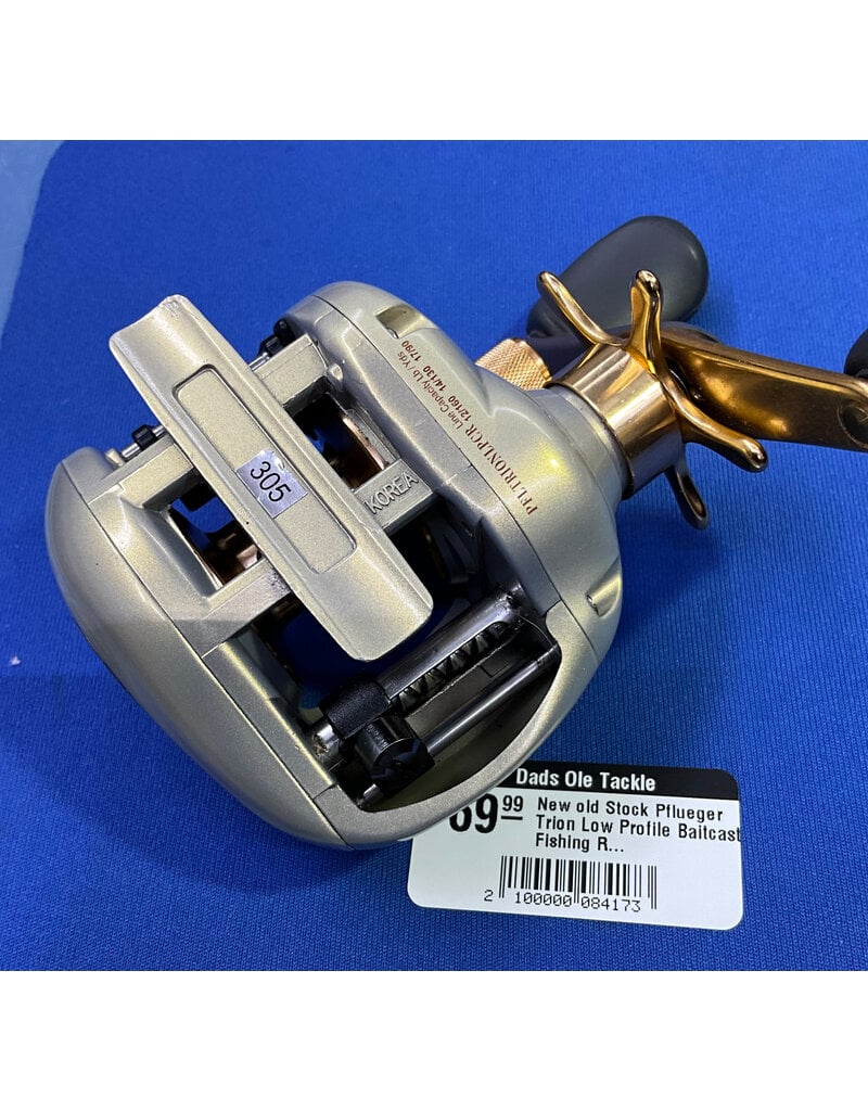 New old Stock Pflueger Trion Low Profile Baitcast Fishing Reel 5.2:1
