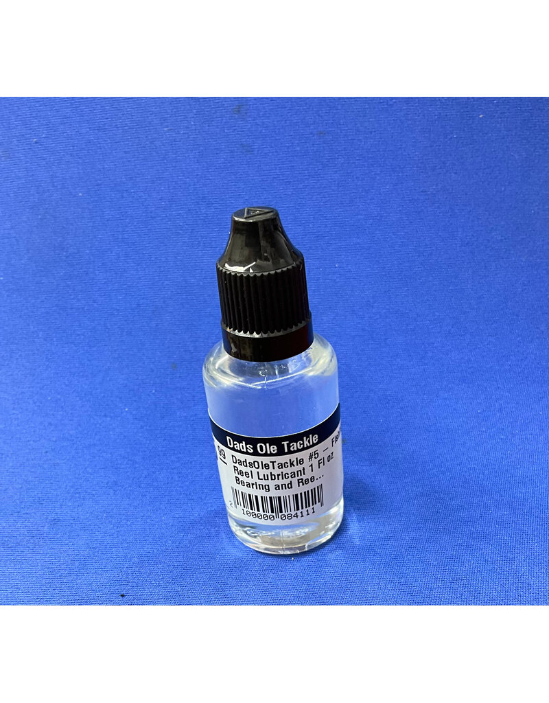 DadsOleTackle #5 - Fishing Reel Lubricant 1 Fl oz Bearing and Reel Oil