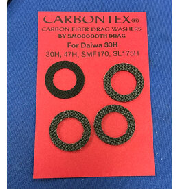 Smoooooth Drag CD126 - Smooth Drag Diawa 30H Drag Washer Set 4 Piece Drag