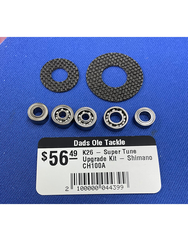 K26 - Super Tune Kit for Shimano Chronarch 100 or 100A  with  Bearings & Carbon Drags