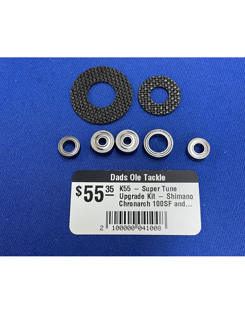 Shimano Chronarch 100SF 100MG Super Tune Upgrade Kit With Bearings And Carbon Drags Kit - K55