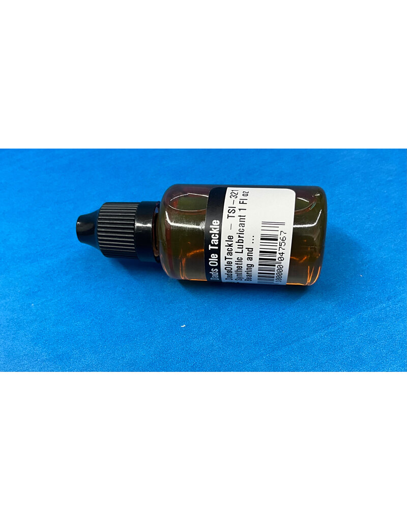 DadsOleTackle - TSI-321 Specially Formulated Synthetic Lubricant Fishing Reel Bearing Oil in 1 oz. Needle Dropper Bottle
