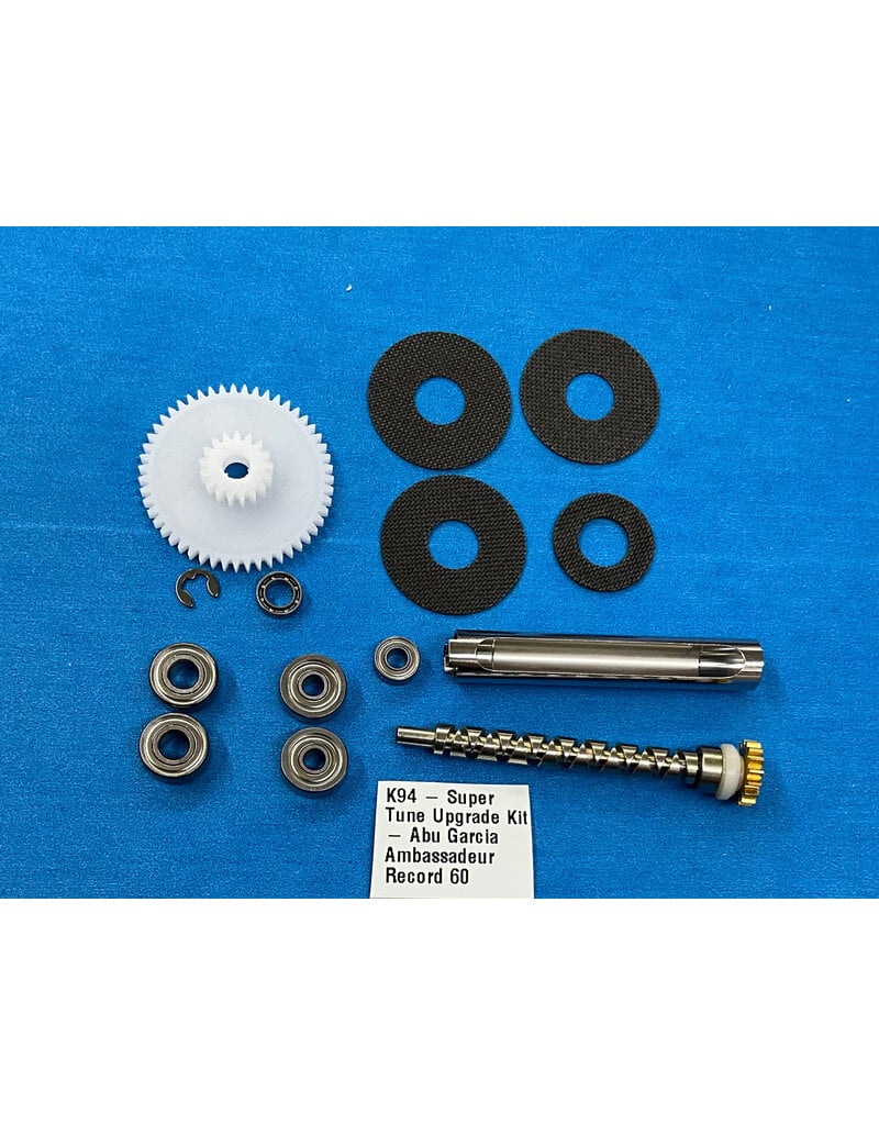 K94 - Abu Garcia Ambassadeur Record 60 Super Tune Upgrade Kit with Drag Washer and Cog Wheel