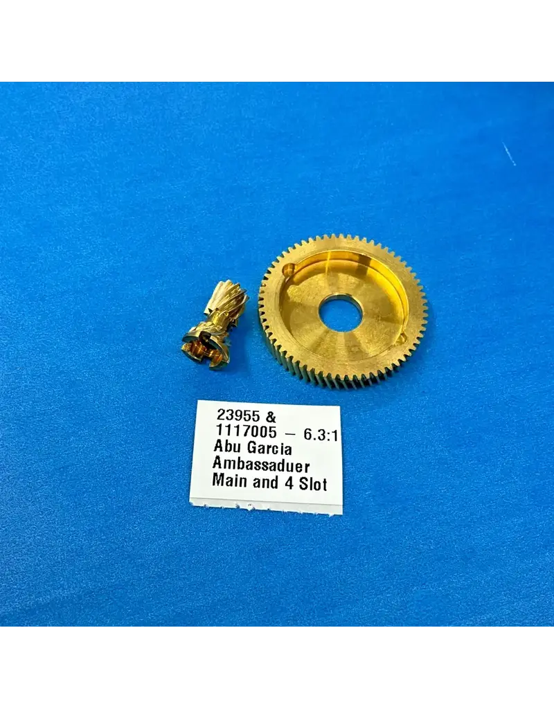 23955 & 1117005 - 6.3:1 Abu Garcia Ambassaduer Main and Pinion Gear Set - DadsOleTackle 23955 & 1117005 - 6.3:1 Abu Garcia Ambassaduer Main and Pinion Gear Set - DadsOleTackle